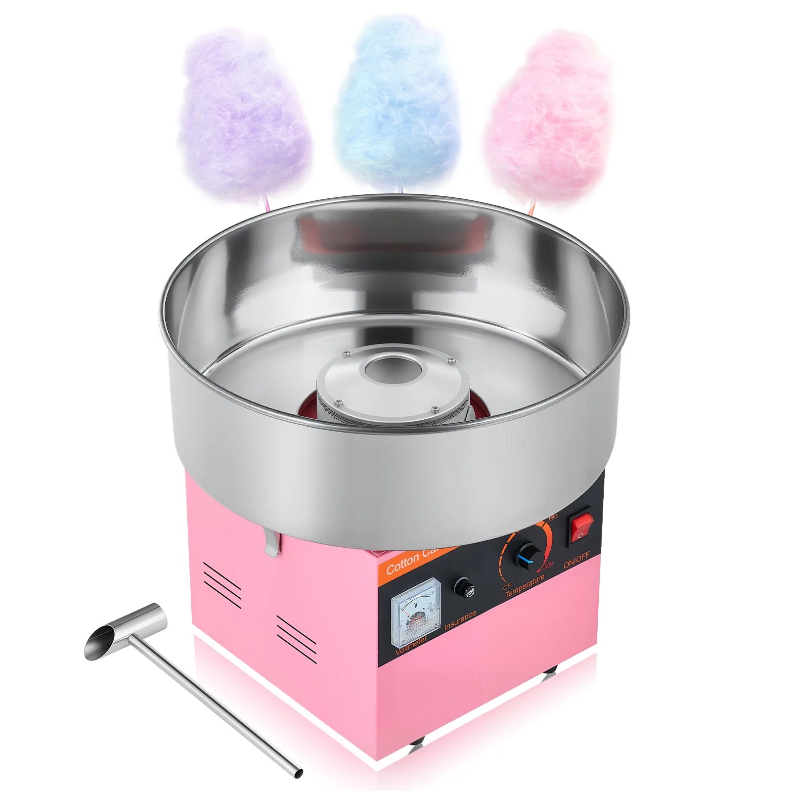 Commercial Cotton Candy Machine 1000W with 15" Bowl