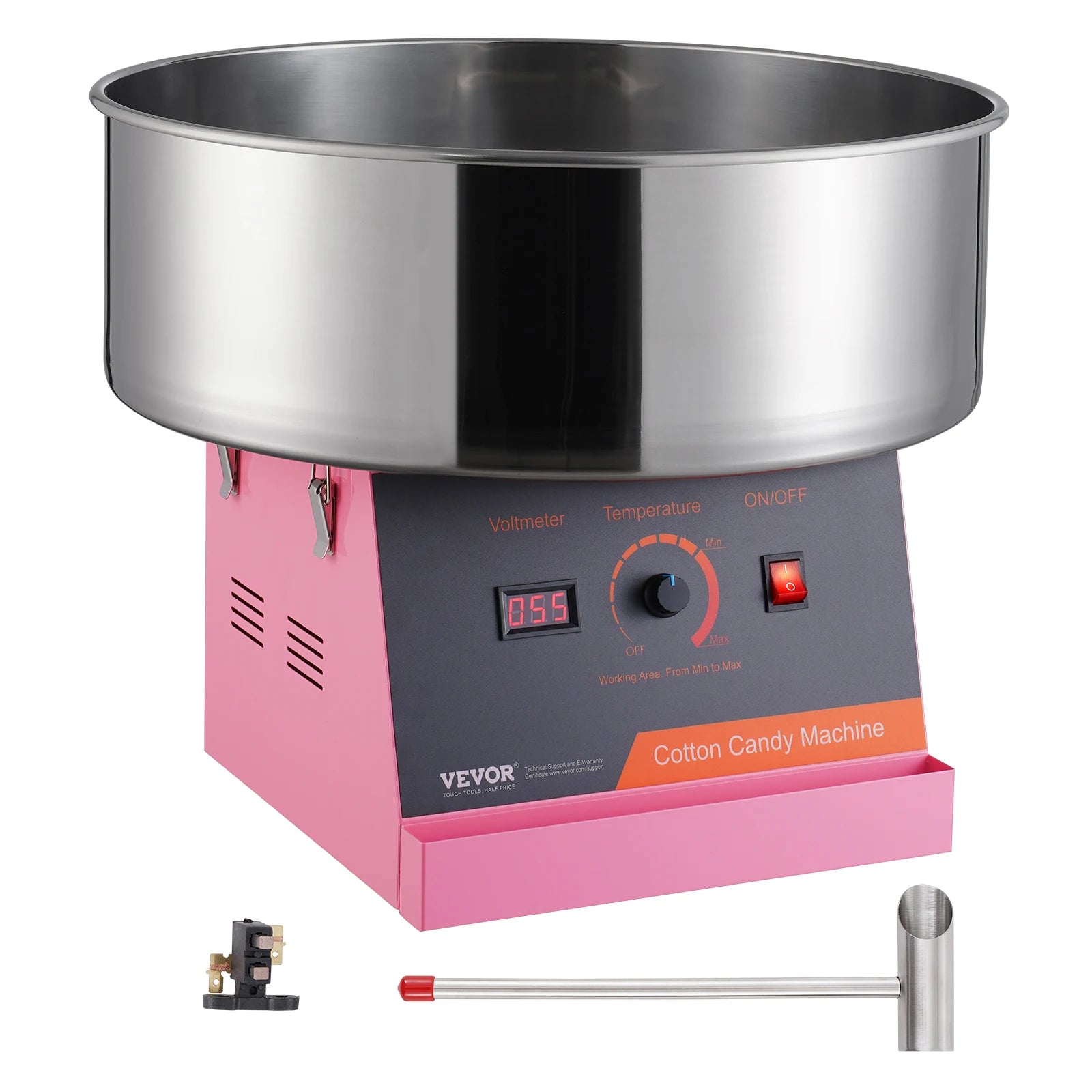 Commercial Cotton Candy Machine – 1000W Electric Floss Maker