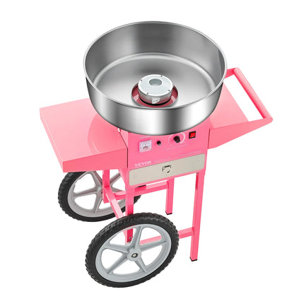 Commercial Cotton Candy Machine with Cart – 20.5" Bowl
