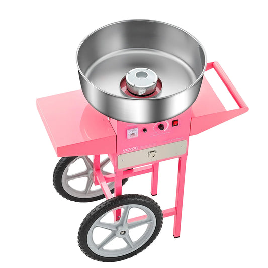 Commercial Cotton Candy Machine with Cart – 20.5" Bowl